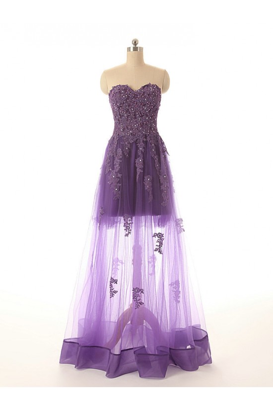 A-Line Sweetheart Long Purple Applique and Tulle Prom Evening Formal Dresses ED011551 A-Line Sweetheart Long Purple Applique and Tulle Prom Evening Formal Dresses ED011551
