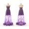 A-Line Sweetheart Long Purple Applique and Tulle Prom Evening Formal Dresses ED011551