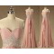 A-Line Beaded Sweetheart Long Chiffon Prom Evening Formal Dresses ED011570