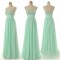 A-Line Sweetheart Beaded Long Chiffon Prom Evening Formal Dresses ED011571