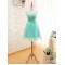 A-Line Strapless Short Tulle Prom Evening Formal Bridesmaid Dresses ED011577