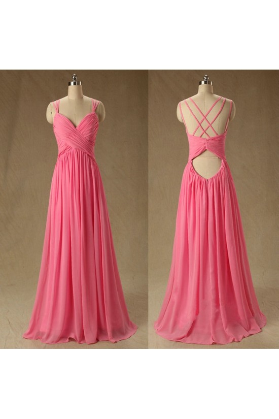 A-Line Long Chiffon Prom Evening Formal Bridesmaid Dresses ED011581 A-Line Long Chiffon Prom Evening Formal Bridesmaid Dresses ED011581