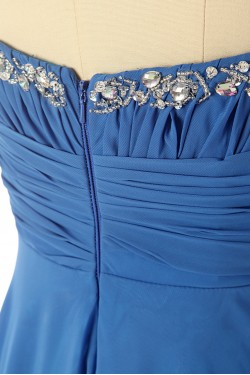 A-Line Sweetheart Beaded Long Chiffon Prom Evening Formal Dresses ED011582