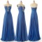 A-Line Sweetheart Beaded Long Chiffon Prom Evening Formal Dresses ED011582