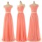 A-Line Beaded Cap-Sleeve Long Chiffon Prom Evening Formal Dresses ED011583