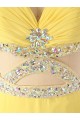 A-Line Beaded Short Chiffon Prom Evening Formal Cocktail Dresses ED011585
