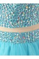 A-Line Sweetheart Beaded Two Pieces Short Prom Evening Cocktail Dresses ED011586