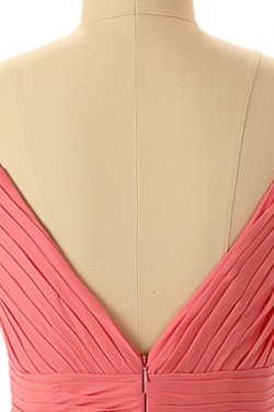 A-Line Beaded Long Chiffon Prom Evening Formal Dresses ED011590