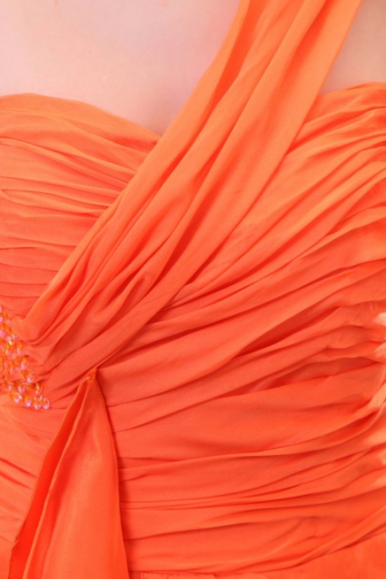 One-Shoulder Long Chiffon Prom Evening Formal Party Dresses ED010160 One-Shoulder Long Chiffon Prom Evening Formal Party Dresses ED010160