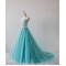 A-Line Lace and Tulle Long Prom Evening Formal Dresses ED011601