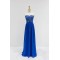 A-Line Strapless Beaded Applique and Chiffon Long Prom Evening Formal Dresses ED011609
