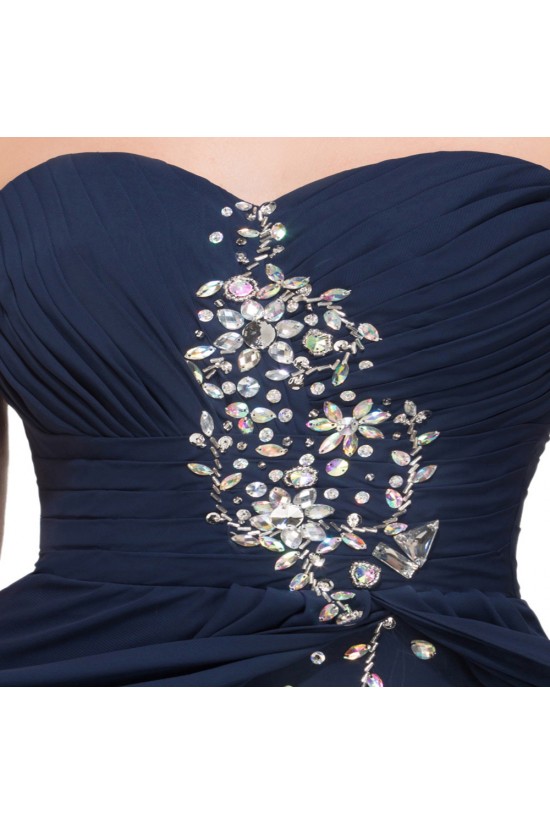 A-Line Sweetheart Beaded Split-Front Chiffon Prom Evening Formal Dresses ED011615 A-Line Sweetheart Beaded Split-Front Chiffon Prom Evening Formal Dresses ED011615