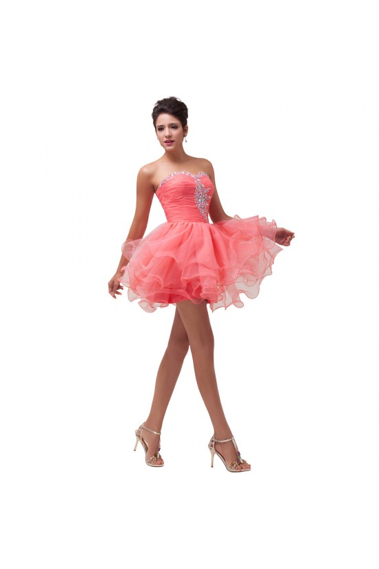 Short/Mini Sweetheart Beaded Prom Evening Cocktail Dresses ED011619