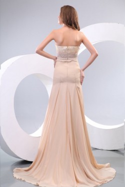 Trumpet/Mermaid Sweetheart Beaded Lace and Chiffon Long Prom Evening Formal Party Dresses ED010162