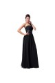 A-Line One-Shoulder Long Chiffon Prom Evening Bridesmaid Dresses ED011621