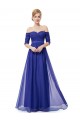 A-Line Off-the-Shoulder Half Sleeve Long Chiffon Prom Evening Formal Dresses ED011629 A-Line Off-the-Shoulder Half Sleeve Long Chiffon Prom Evening Formal Dresses ED011629