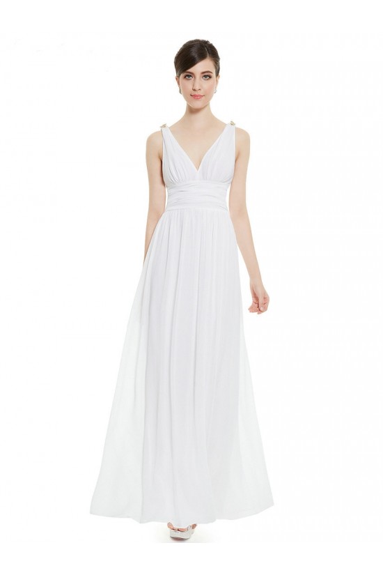 A-Line V-Neck Long Chiffon Prom Evening Formal Bridesmaid Dresses ED011630 A-Line V-Neck Long Chiffon Prom Evening Formal Bridesmaid Dresses ED011630