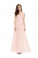A-Line V-Neck Long Chiffon Prom Evening Formal Bridesmaid Dresses ED011630 A-Line V-Neck Long Chiffon Prom Evening Formal Bridesmaid Dresses ED011630