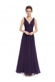 A-Line V-Neck Long Chiffon Prom Evening Formal Bridesmaid Dresses ED011630 A-Line V-Neck Long Chiffon Prom Evening Formal Bridesmaid Dresses ED011630