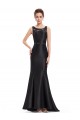 Trumpet/Mermaid Beaded Lace and Satin Long Blue Prom Evening Formal Dresses ED011634 Trumpet/Mermaid Beaded Lace and Satin Long Blue Prom Evening Formal Dresses ED011634