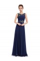 A-Line Long Chiffon Prom Evening Formal Dresses ED011636