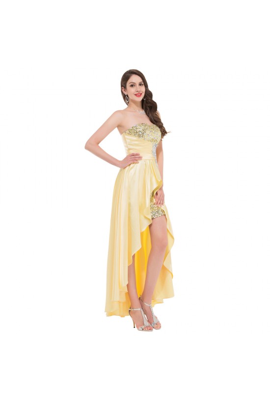 High Low Sweetheart Beaded Sequins Prom Evening Formal Dresses ED011637 High Low Sweetheart Beaded Sequins Prom Evening Formal Dresses ED011637