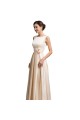 A-Line Bateau Long Prom Evening Formal Bridesmaid Dresses ED011649