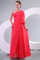 Long Red One-Shoulder Chiffon Prom Evening Formal Party Dresses ED010165 Long Red One-Shoulder Chiffon Prom Evening Formal Party Dresses ED010165