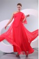 Long Red One-Shoulder Chiffon Prom Evening Formal Party Dresses ED010165 Long Red One-Shoulder Chiffon Prom Evening Formal Party Dresses ED010165