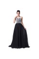 A-Line Bateau Mint Green Lace Long Prom Evening Formal Dresses ED011668