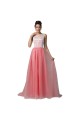 A-Line Bateau Mint Green Lace Long Prom Evening Formal Dresses ED011668