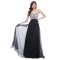 A-Line Sweetheart Beaded Long Black Prom Evening Formal Dresses ED011672