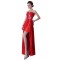 High Low Sweetheart Short Red Beaded Chiffon Prom Evening Bridesmaid Dresses ED011681
