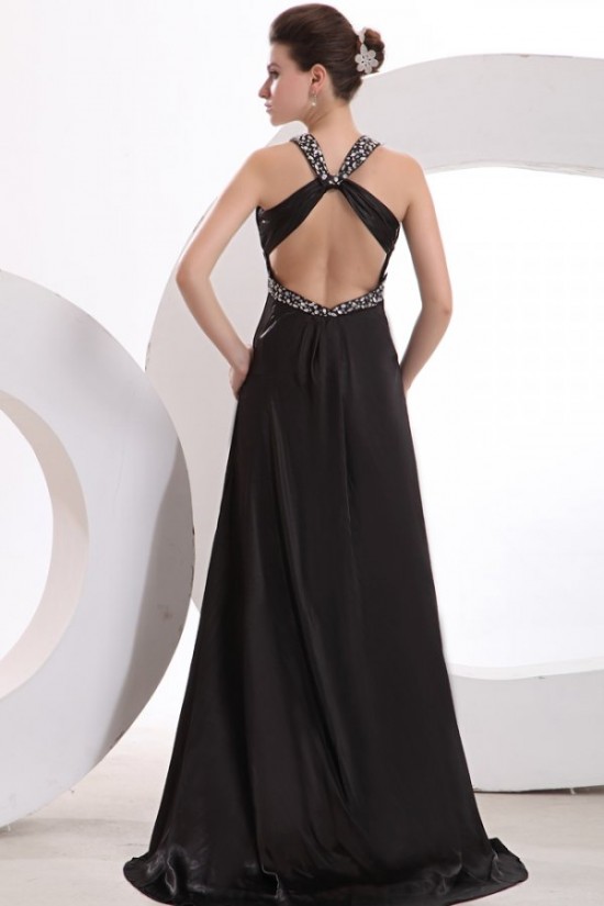 Long Black Beaded Prom Evening Formal Party Dresses ED010174 Long Black Beaded Prom Evening Formal Party Dresses ED010174