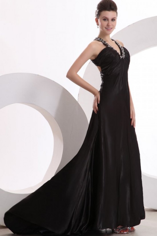 Long Black Beaded Prom Evening Formal Party Dresses ED010174 Long Black Beaded Prom Evening Formal Party Dresses ED010174