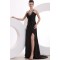 Long Black Beaded Prom Evening Formal Party Dresses ED010174