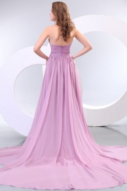 A-Line Sweetheart Long Chiffon Prom Evening Formal Party Dresses ED010180