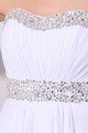 Empire Long White Chiffon Beaded Prom Evening Formal Party Dresses/Maternity Evening Dresses ED010182