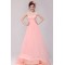 Empire Sweetheart Long Pink Chiffon Prom Evening Formal Party Dresses/Maternity Dresses ED010186
