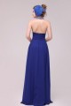 High Neck Halter Beaded Long Blue Chiffon Prom Evening Formal Party Dresses ED010187