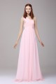 Long Pink One-Shoulder Beaded Chiffon Prom Evening Formal Party Dresses ED010189 Long Pink One-Shoulder Beaded Chiffon Prom Evening Formal Party Dresses ED010189