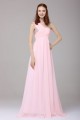 Long Pink One-Shoulder Beaded Chiffon Prom Evening Formal Party Dresses ED010189 Long Pink One-Shoulder Beaded Chiffon Prom Evening Formal Party Dresses ED010189