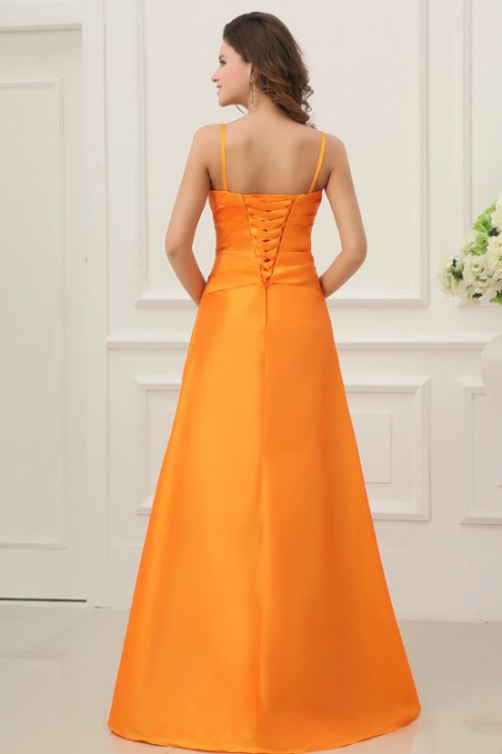 A-Line Spaghetti Strap Long Prom Evening Formal Party Dresses ED010201