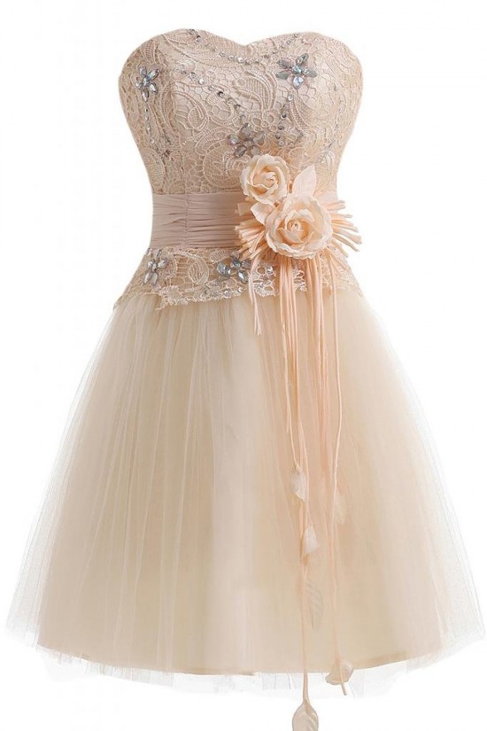 Short Strapless Beaded Prom Evening Formal Party Dresses ED010208 Short Strapless Beaded Prom Evening Formal Party Dresses ED010208