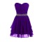 A-Line Sweetheart Beaded Short Chiffon Prom Evening Formal Party Dresses ED010211