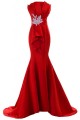 Trumpet/Mermaid Strapless Long Green Prom Evening Formal Party Dresses ED010214