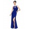 Long Blue Chiffon Prom Evening Formal Party Dresses ED010222