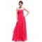 Long Pink Strapless Chiffon Prom Evening Formal Party Dresses/Maternity Evening Dresses ED010223