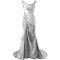 Beaded Long Silver Prom Evening Formal Party Dresses ED010224