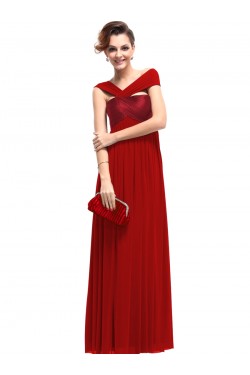 Long Red Prom Evening Formal Party Dresses/Maternity Evening Dresses ED010225